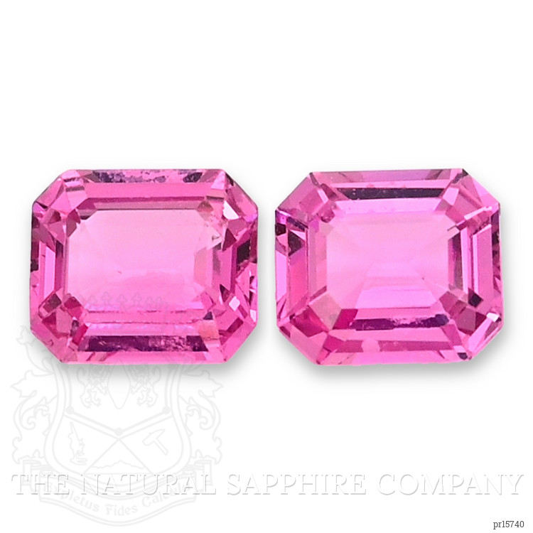 1.42 Ct.Tw. Pink Sapphire Pair from Ceylon (Sri Lanka)