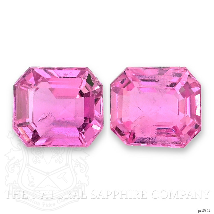 1.65 Ct.Tw. Pink Sapphire Pair from Ceylon (Sri Lanka)