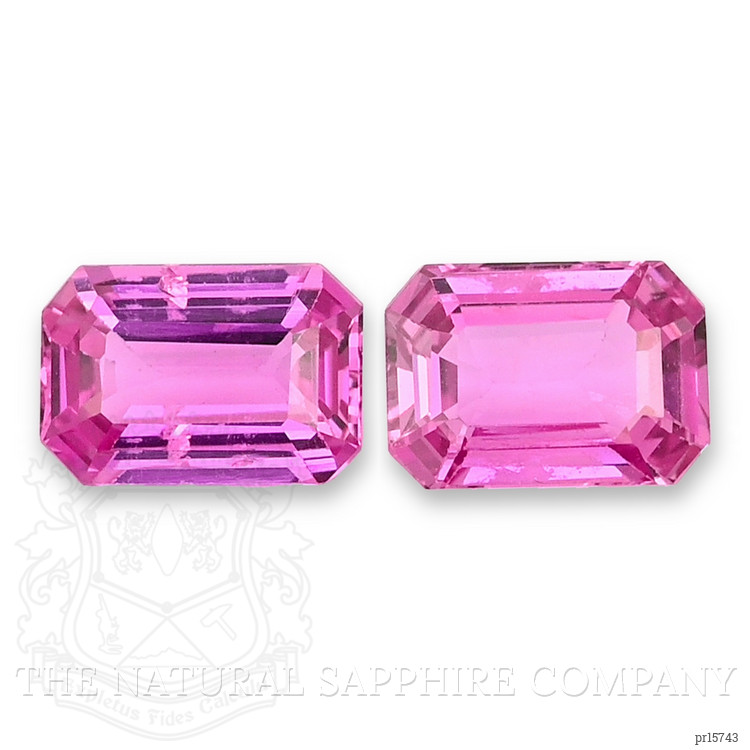 1.81 Ct.Tw. Pink Sapphire Pair from Ceylon (Sri Lanka)