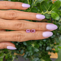 1.81&nbsp;Ct.Tw.Total Carat Weight Pink Sapphire Pair from Ceylon (Sri Lanka) Life Style