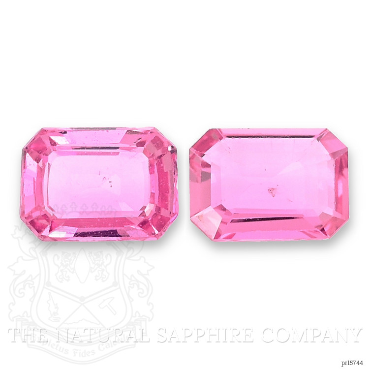 1.74 Ct.Tw. Pink Sapphire Pair from Ceylon (Sri Lanka)
