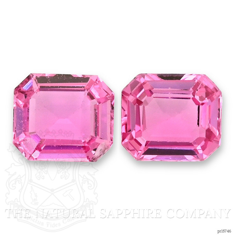 1.64 Ct.Tw. Pink Sapphire Pair from Ceylon (Sri Lanka)