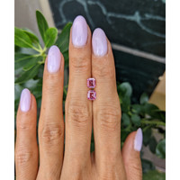 1.64&nbsp;Ct.Tw.Total Carat Weight Pink Sapphire Pair from Ceylon (Sri Lanka) Life Style