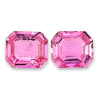 1.61&nbsp;Ct.Tw.Total Carat Weight Pink Sapphire Pair from Ceylon (Sri Lanka) Video
