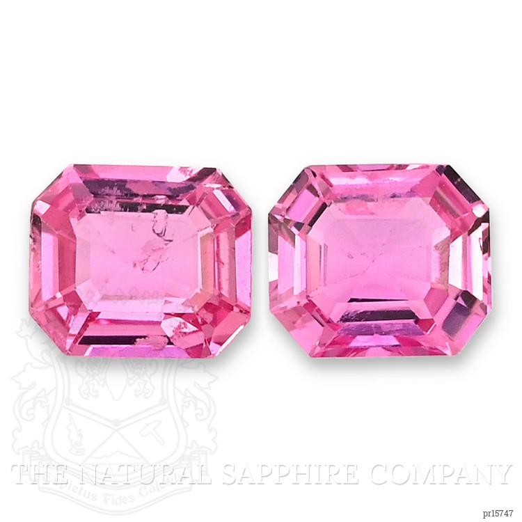 1.61 Ct.Tw. Pink Sapphire Pair from Ceylon (Sri Lanka)