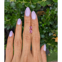 1.61&nbsp;Ct.Tw.Total Carat Weight Pink Sapphire Pair from Ceylon (Sri Lanka) Life Style