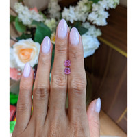 1.61&nbsp;Ct.Tw.Total Carat Weight Pink Sapphire Pair from Ceylon (Sri Lanka) Life Style
