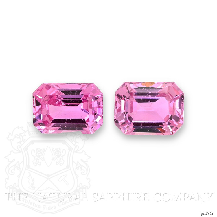 2.06 Ct.Tw. Pink Sapphire Pair from Ceylon (Sri Lanka)