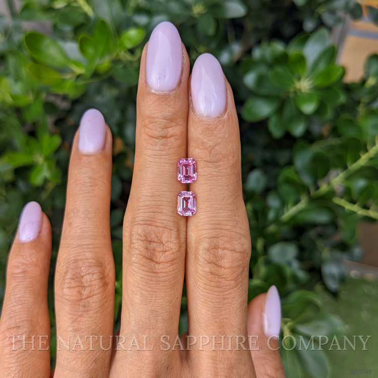 2.06 Ct.Tw. Pink Sapphire Pair from Ceylon (Sri Lanka)