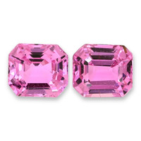 1.78&nbsp;Ct.Tw.Total Carat Weight Purplish Pink Sapphire Pair from Ceylon (Sri Lanka) Video