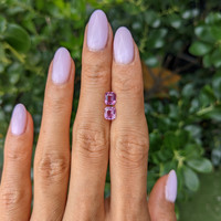 1.78&nbsp;Ct.Tw.Total Carat Weight Purplish Pink Sapphire Pair from Ceylon (Sri Lanka) Life Style