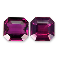 4.06&nbsp;Ct.Tw.Total Carat Weight Purple Sapphire Pair from Ceylon (Sri Lanka) Video