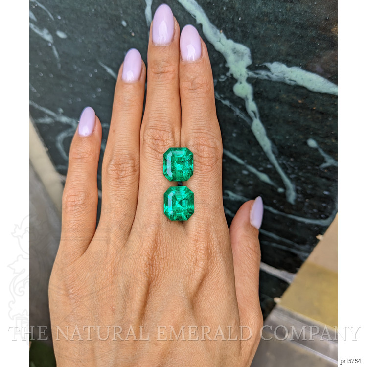 16.80 Ct.Tw. Emerald Pair from Colombia