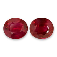 6.18&nbsp;Ct.Tw.Total Carat Weight Ruby Pair from Burma (Myanmar) Video