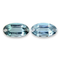 1.71 Ct.Tw.Total Carat Weight Blue Tourmaline Pair from Namibia Video