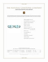 2.69 Ct.Tw.Total Carat Weight Blue Tourmaline Pair from Namibia Scan Report