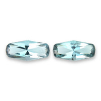 2.69 Ct.Tw.Total Carat Weight Blue Tourmaline Pair from Namibia Video