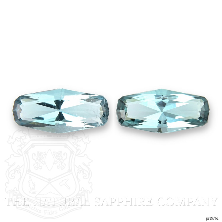 2.69 Ct.Tw. Blue Tourmaline Pair from Namibia