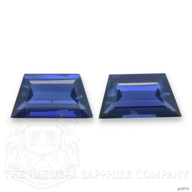 0.87 Ct.Tw. Blue Sapphire Pair from Ceylon (Sri Lanka)