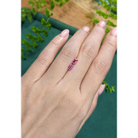 0.64&nbsp;Ct.Tw.Total Carat Weight Pinkish Red Ruby Pair from Mozambique Life Style