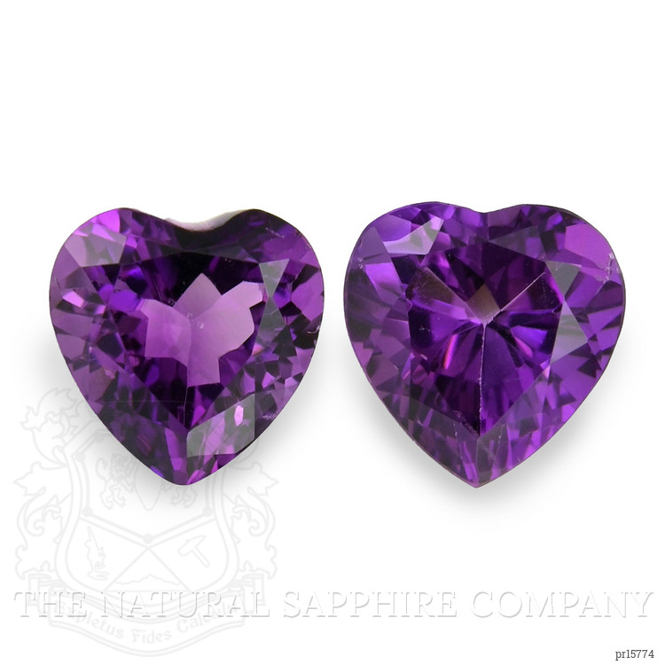 6.65 Ct.Tw. Purple Amethyst Pair from Brazil