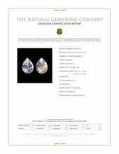 3.60&nbsp;Ct.Tw.Total Carat Weight White Moonstone Pair from Madagascar Scan Report