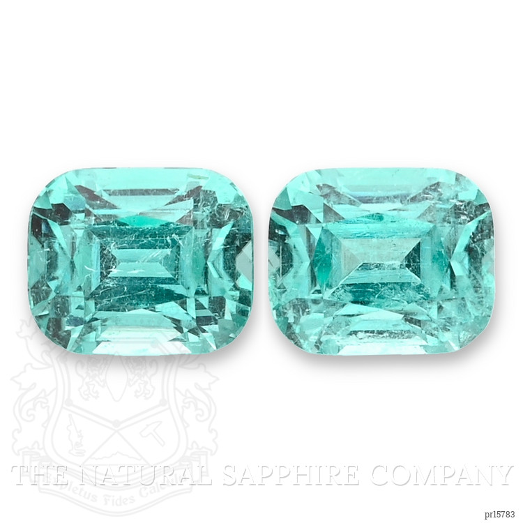 6.02 Ct.Tw. Greenish Blue Tourmaline Pair from Brazil