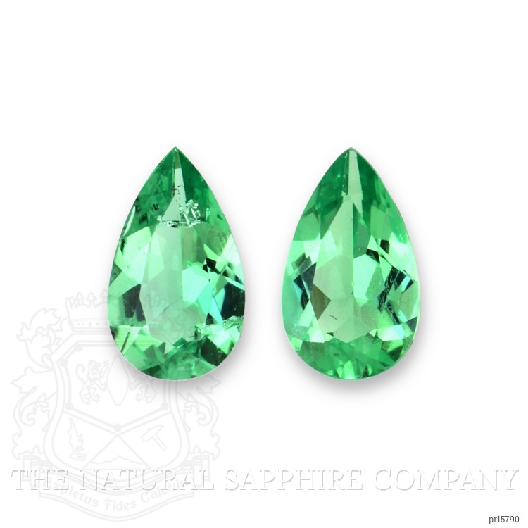 0.58 Ct.Tw. Emerald Pair from Colombia