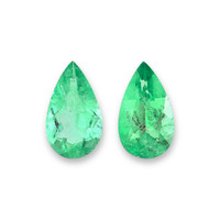 2.29 Ct.Tw.Total Carat Weight Emerald Pair from Colombia Video