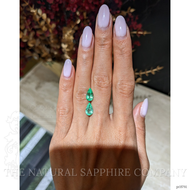 2.29 Ct.Tw. Emerald Pair from Colombia
