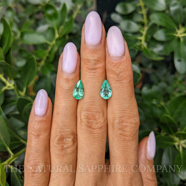 2.29 Ct.Tw. Emerald Pair from Colombia