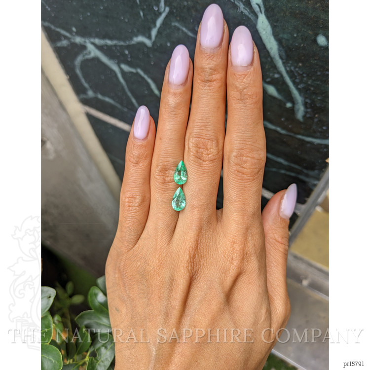 2.29 Ct.Tw. Emerald Pair from Colombia
