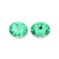 2.65 Ct.Tw.Total Carat Weight Emerald Pair from Colombia Video
