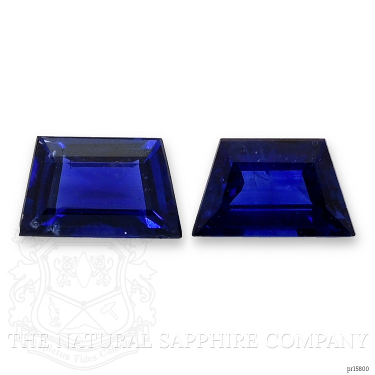 0.48 Ct.Tw. Blue Sapphire Pair from Ceylon (Sri Lanka)