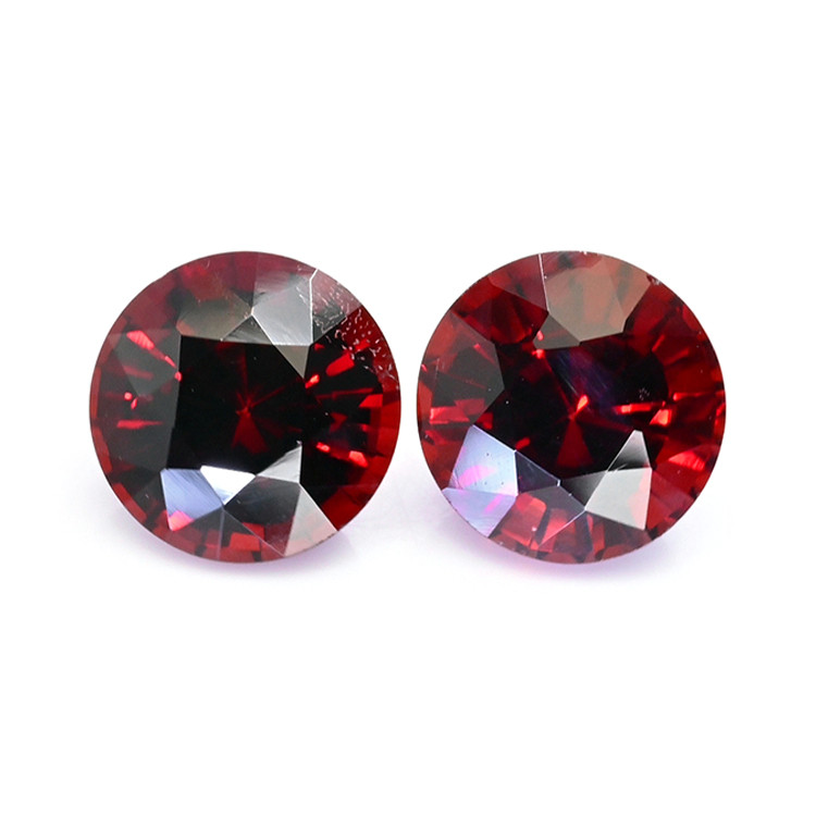 2.42 Ct.Tw. Reddish Orange Hessonite Garnet Pair from Madagascar