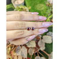2.42&nbsp;Ct.Tw.Total Carat Weight Reddish Orange Hessonite Garnet Pair from Madagascar Life Style