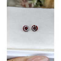 2.42&nbsp;Ct.Tw.Total Carat Weight Reddish Orange Hessonite Garnet Pair from Madagascar Life Style