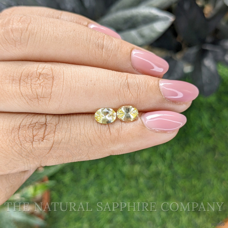 1.48 Ct.Tw. Yellow Sapphire Pair from Ceylon (Sri Lanka)