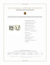 1.17 Ct.Tw.Total Carat Weight Peach Sapphire Pair from Madagascar Scan Report
