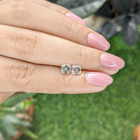 1.17&nbsp;Ct.Tw.Total Carat Weight Peach Sapphire Pair from Madagascar Life Style