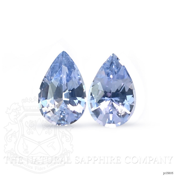 1.65 Ct.Tw. Blue Sapphire Pair from Madagascar