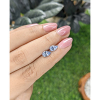1.65 Ct.Tw.Total Carat Weight Blue Sapphire Pair from Madagascar Life Style