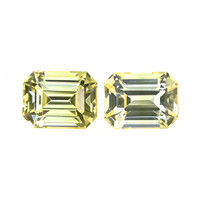 3.44&nbsp;Ct.Tw.Total Carat Weight Yellow Sapphire Pair from Ceylon (Sri Lanka) Video