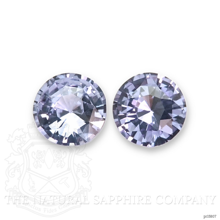 1.06 Ct.Tw. Purple Sapphire Pair from Ceylon (Sri Lanka)