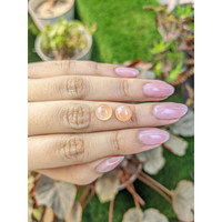 4.71&nbsp;Ct.Tw.Total Carat Weight Peach Cabochon Moonstone Pair from Ceylon (Sri Lanka) Life Style