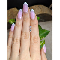 1.42&nbsp;Ct.Tw.Total Carat Weight White Topaz Pair from Brazil Life Style