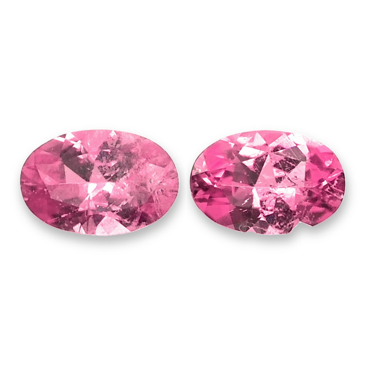 0.78 Ct.Tw. Pink Tourmaline Pair from Brazil