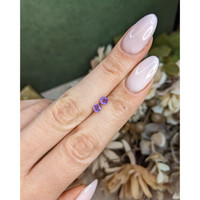 0.46&nbsp;Ct.Tw.Total Carat Weight Purple Amethyst Pair from Brazil Life Style