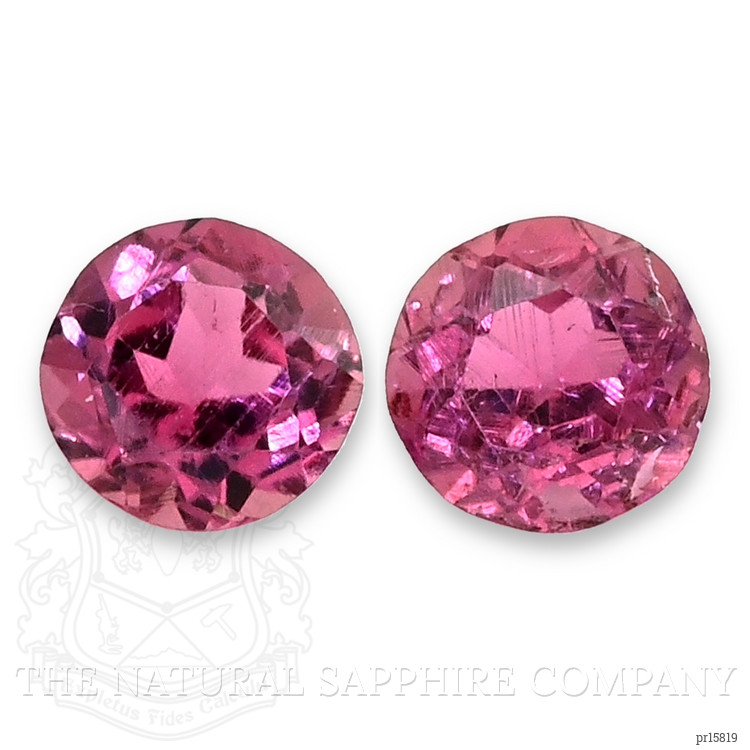 0.55 Ct.Tw. Pink Tourmaline Pair from Brazil