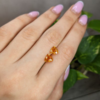 3.76&nbsp;Ct.Tw.Total Carat Weight Orange Spessartite Garnet Pair from Madagascar Life Style
